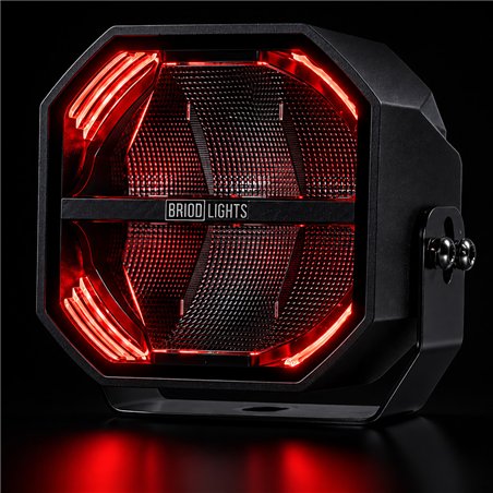 Work light - Briod - Olympus 5000 - 4.6" - 11.7cm - Smoke - Position light Red/Amber - Work / Scene