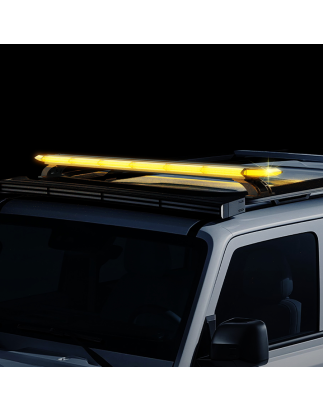LED Warning lightbar - Briod - Streamline 30 - 30.1" - 76.5cm - Smoke - 14 flash patterns - Amber - R65-2 - 12V-24V