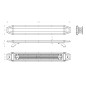 LED-Lichtwarnbalken - Briod - Streamline 30 - 30.1" - 76.5cm - Smoke - 14 Blitzmuster - Amber - R65-2 - 12V-24V