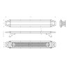 Blixtljusramp - Briod - Streamline 30 - 30.1" - 76.5cm - Smoke - 14 blixtmönster - Bärnsten - R65-2 - 12V-24V -