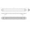 LED Warning lightbar - Briod - Streamline 42 - 42.1" - 107cm - Smoke - 14 flash patterns - Amber - R65-2 - 12V-24V