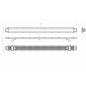 LED Warning lightbar - Briod - Streamline 60 - 60.1" - 152.7cm - Smoke - 14 flash patterns - Amber - R65-2 - 12V-24V LED Warning lightbar - Briod - Streamline 60 - 60.1" - 152.7cm - Smoke - 14 flash patterns - Amber - R65-2 - 12V-24V