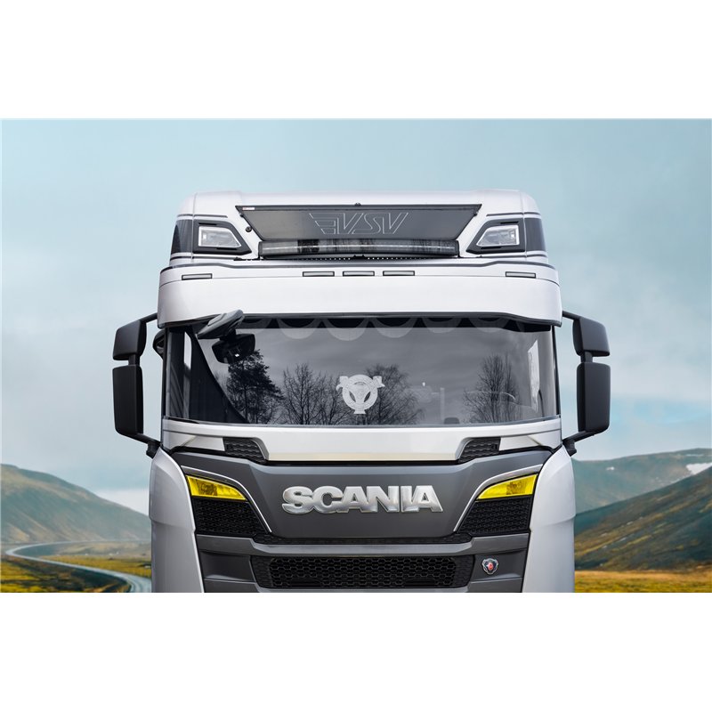 Stoneguard - TruckStyle Sweden - Stoneguard Honeycomb - White - Scania - G/L/P/R/S - 2016+