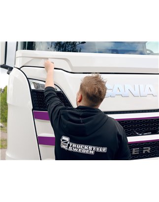 Steenslag bescherming - TruckStyle Sweden - Stoneguard Stoneguard Clean - Wit - Scania - G/L/P/R/S - 2016+