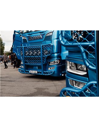 Eyelids - TruckStyle Sweden - White - Set - Scania - G/L/P/R/S - LED or xenon headlights - 2016+