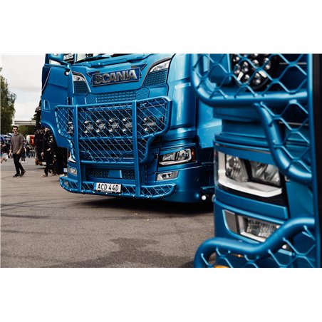 Eyelids - TruckStyle Sweden - White - Set - Scania - G/L/P/R/S - LED or xenon headlights - 2016+