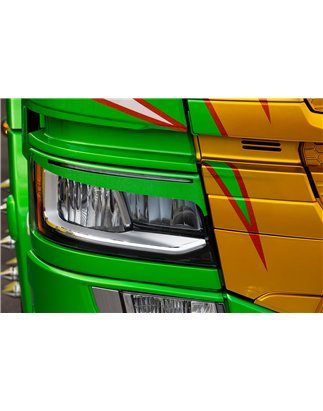 Scheinwerferblende - TruckStyle Sweden - Weiß - Satz - Scania - G/L/P/R/S - LED- oder Xenon-Scheinwerfer - 2016+