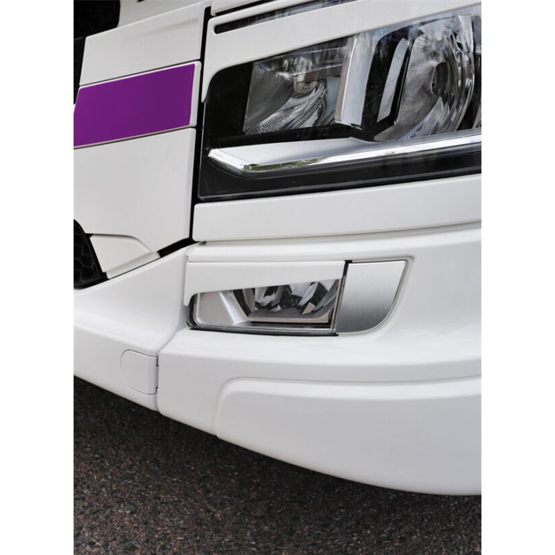 Eyelids - TruckStyle Sweden - Kisa Arrow - Fog lamp - White - Set - Scania - G/L/P/R/S - 2016+ Eyelids - TruckStyle Sweden - Kisa Arrow - Fog lamp - White - Set - Scania - G/L/P/R/S - 2016+