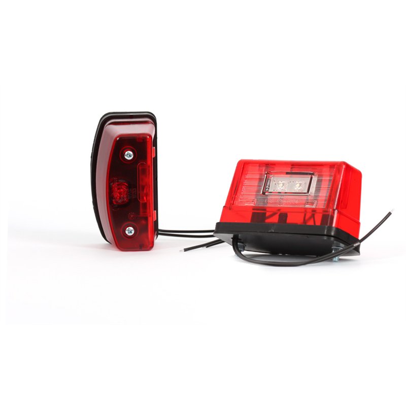 License plate lighting - WAS - W55 - 2.2" - 5.6cm - Plate - 12V-24V
