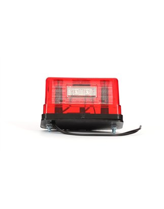Bakljus - WAS - W55 nummerskylt - 2.2" - 5.6cm - Nummerskylt - 12V-24V
