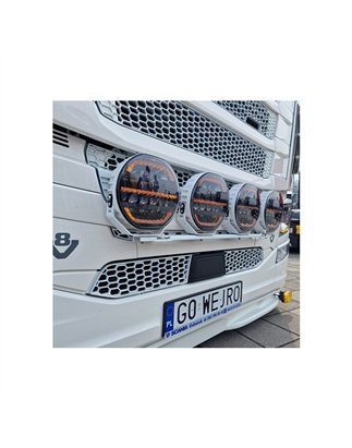 Light mounting bar - Pgtech - Black - Scania - L/P/R/S - 2016+
