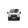 Bullbar - Steeler - A-bar Cross - met bumperplaat - Zwart - Ford - Transit - 2014+