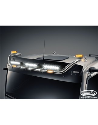 Roof bar - Lightfix - Sky-light - Prewired - High gloss stainless steel - MAN - TGL/TGM/TGS/TGX - GN/L/M/NN/TN/XL - 2020+