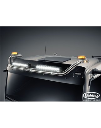 Dakbeugel - Lightfix - Sky-light - Voorbekabeld - Hoogglans RVS - MAN - TGL/TGM/TGS/TGX - GN/L/M/NN/TN/XL - 2020+
