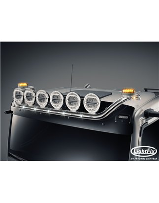 Roof bar - Lightfix - Sky-light - Prewired - High gloss stainless steel - MAN - TGL/TGM/TGS/TGX - GN/L/M/NN/TN/XL - 2020+