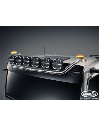 Dakbeugel - Lightfix - Sky-light - Voorbekabeld - Hoogglans RVS - MAN - TGL/TGM/TGS/TGX - GN/L/M/NN/TN/XL - 2020+