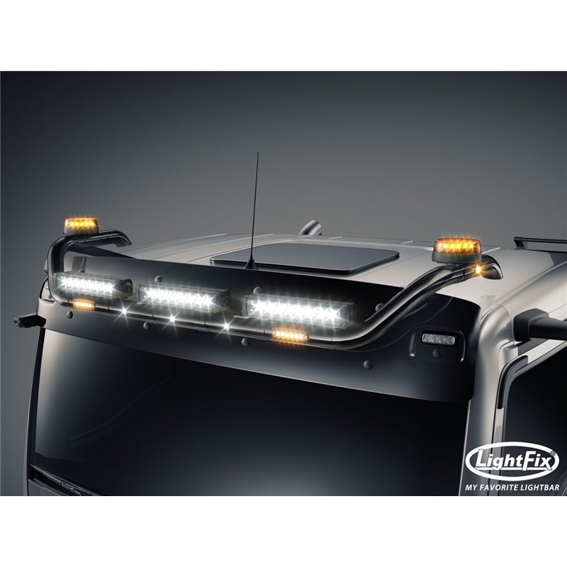 Dakbeugel - Lightfix - Sky-light - Voorbekabeld - Zwart - MAN - TGL/TGM/TGS/TGX - GN/L/M/NN/TN/XL - 2020+ Dakbeugel - Lightfix - Sky-light - Voorbekabeld - Zwart - MAN - TGL/TGM/TGS/TGX - GN/L/M/NN/TN/XL - 2020+