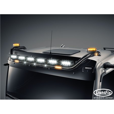 Dakbeugel - Lightfix - Sky-light - Voorbekabeld - Zwart - MAN - TGL/TGM/TGS/TGX - GN/L/M/NN/TN/XL - 2020+