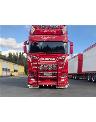 Montering - Pgtech - Monteringsfäste - Stänkskydd och Talmu - Borstat rostfritt stål - Set - Scania - R/S - 2016+