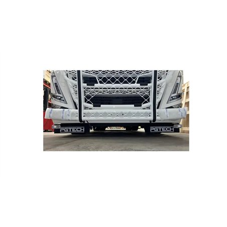 Mounting - Pgtech - Mounting bracket - Splash guard and Talmu - Brushed stainless steel - Set - Volvo - FH - 4/5 - 2013+