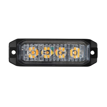 Flitser - Briod - Alert Mini - 4" - 10.1cm - Smoke - 1 flitspatroon - Amber - R65 - 12V-24V