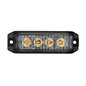 Warning light - Briod - Alert Mini - 4" - 10.1cm - Smoke - 1 flash pattern - Amber - R65 - 12V-24V Warning light - Briod - Alert Mini - 4" - 10.1cm - Smoke - 1 flash pattern - Amber - R65 - 12V-24V
