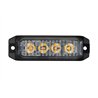 Blitzleuchte - Briod - Alert Mini - 4" - 10.1cm - Smoke - 1 Blinkmuster - Amber - R65 - 12V-24V