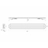 LED Warning lightbar - Briod - Horizon 60 - 60.2" - 152.8cm - Smoke - 13 flash patterns - Amber - R65-2 - 12V-24V