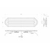 LED Warning lightbar - Briod - Horizon 30 - 30.2" - 76.6cm - Smoke - 13 flash patterns - Amber - R65-2 - 12V-24V