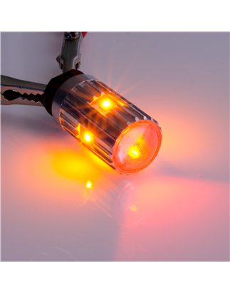 LED lamp - Ledson - 6-Led - PWY24W - Amber - 5000K - 12V - 3W