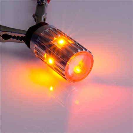 LED lamp - Ledson - 6-Led - PWY24W - Amber - 5000K - 12V - 3W