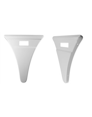 Mudguard Wedges - TruckStyle Sweden - Scania Style XL - For original marker lights - White - For original marker lights - Set