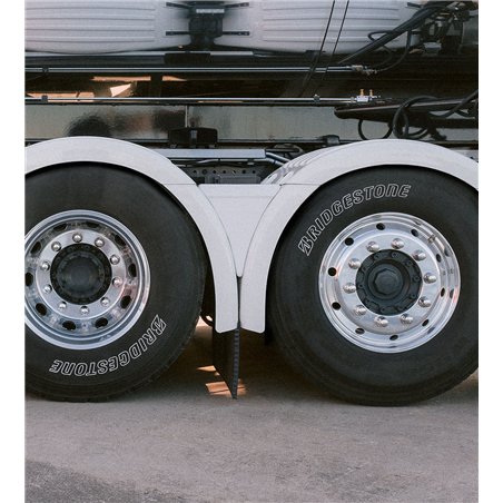 Spatbord strings - TruckStyle Sweden - Scania Style L - Wit - Set