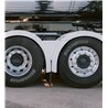 Spatbord strings - TruckStyle Sweden - Scania Style L - Wit - Set