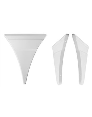 Mudguard Wedges - TruckStyle Sweden - Scania Style L - White - Set