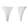 Spatbord strings - TruckStyle Sweden - Flat XL - Wit - Set