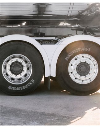Mudguard Wedges - TruckStyle Sweden - Flat L - White - Set