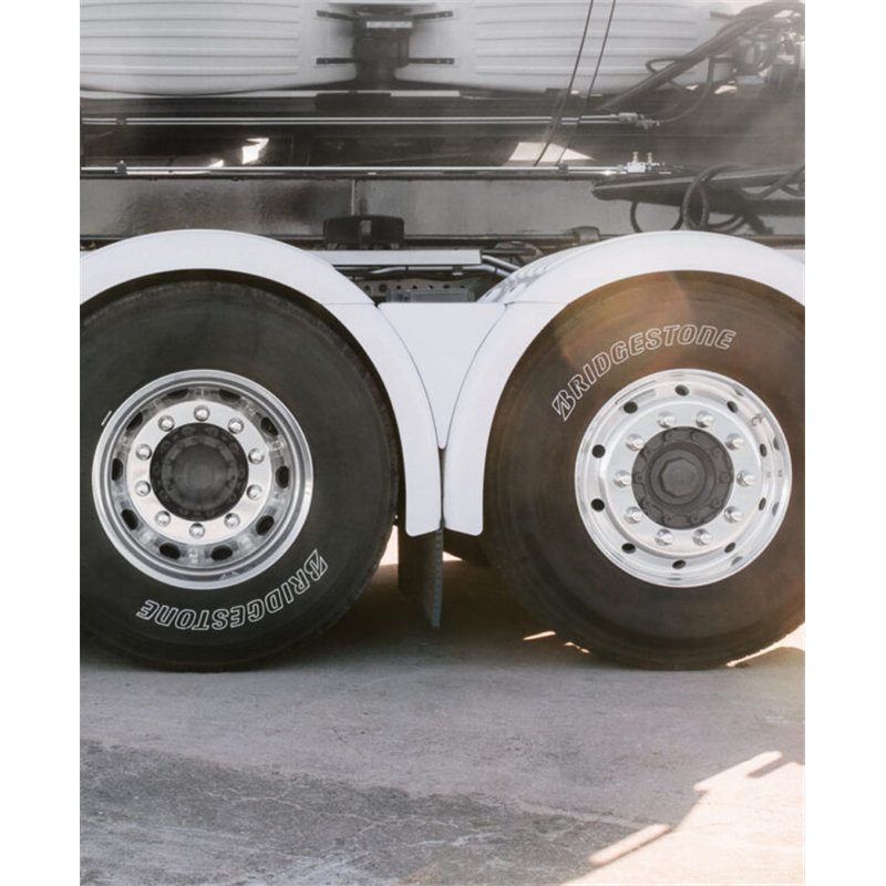 Spatbord strings - TruckStyle Sweden - Flat L - Wit - Set Spatbord strings - TruckStyle Sweden - Flat L - Wit - Set