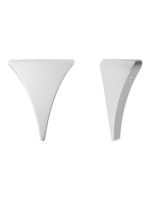 Spatbord strings - TruckStyle Sweden - Flat L - Wit - Set