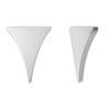 Spatbord strings - TruckStyle Sweden - Flat L - Wit - Set