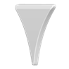 Spatbord strings - TruckStyle Sweden - Flat L - Wit - Set