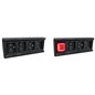 Montering - TruckStyle Sweden - Bakljus Ram 4x - Square - 21.7" - 55cm - Svart - Set Montering - TruckStyle Sweden - Bakljus Ram 4x - Square - 21.7" - 55cm - Svart - Set