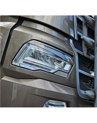 Scheinwerferblende - TruckStyle Sweden - Custom Style - Weiß - Satz - DAF - XD/XF/XG/XG+ - 2021+