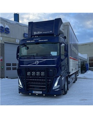 Sun visor - TruckStyle Sweden - Lazer - Height 31.5cm - Volvo - FH/FM/FMX - 4/5/Aero - Globetrotter/Globetrotter XL - 2013+