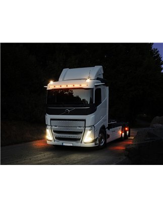 Sun visor - TruckStyle Sweden - Height 31.5cm - Volvo - FH/FM/FMX - 4/5/Aero - Globetrotter/Globetrotter XL - 2013+