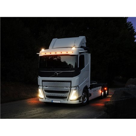 Sun visor - TruckStyle Sweden - Height 31.5cm - Volvo - FH/FM/FMX - 4/5/Aero - Globetrotter/Globetrotter XL - 2013+