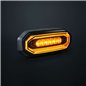 Blitzleuchte - Strands - FOR9T Aura - 5.2" - 13.2cm - Smoke - Positionslicht Amber - 20 Blitzmuster - Amber - R65-2 - 12V-48V Blitzleuchte - Strands - FOR9T Aura - 5.2" - 13.2cm - Smoke - Positionslicht Amber - 20 Blitzmuster - Amber - R65-2 - 12V-48V