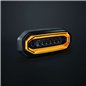 Blitzleuchte - Strands - FOR9T Aura - 5.2" - 13.2cm - Smoke - Positionslicht Amber - 20 Blitzmuster - Amber - R65-2 - 12V-48V Blitzleuchte - Strands - FOR9T Aura - 5.2" - 13.2cm - Smoke - Positionslicht Amber - 20 Blitzmuster - Amber - R65-2 - 12V-48V