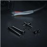 Warning light - Strands - FOR9T Aura - 5.2" - 13.2cm - Smoke - Position light Amber - 20 flash patterns - Amber - R65-2 - 12V-48
