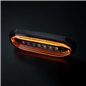 Blitzleuchte - Strands - FOR9T Aura - 5.2" - 13.2cm - Smoke - Positionslicht Amber - 20 Blitzmuster - Amber - R65-2 - 12V-48V Blitzleuchte - Strands - FOR9T Aura - 5.2" - 13.2cm - Smoke - Positionslicht Amber - 20 Blitzmuster - Amber - R65-2 - 12V-48V